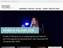 Tablet Screenshot of musiktalang.fi